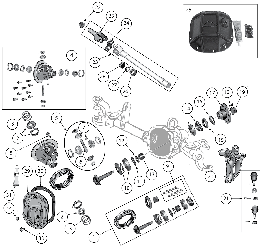 Total 95+ imagen jeep wrangler axle diagram